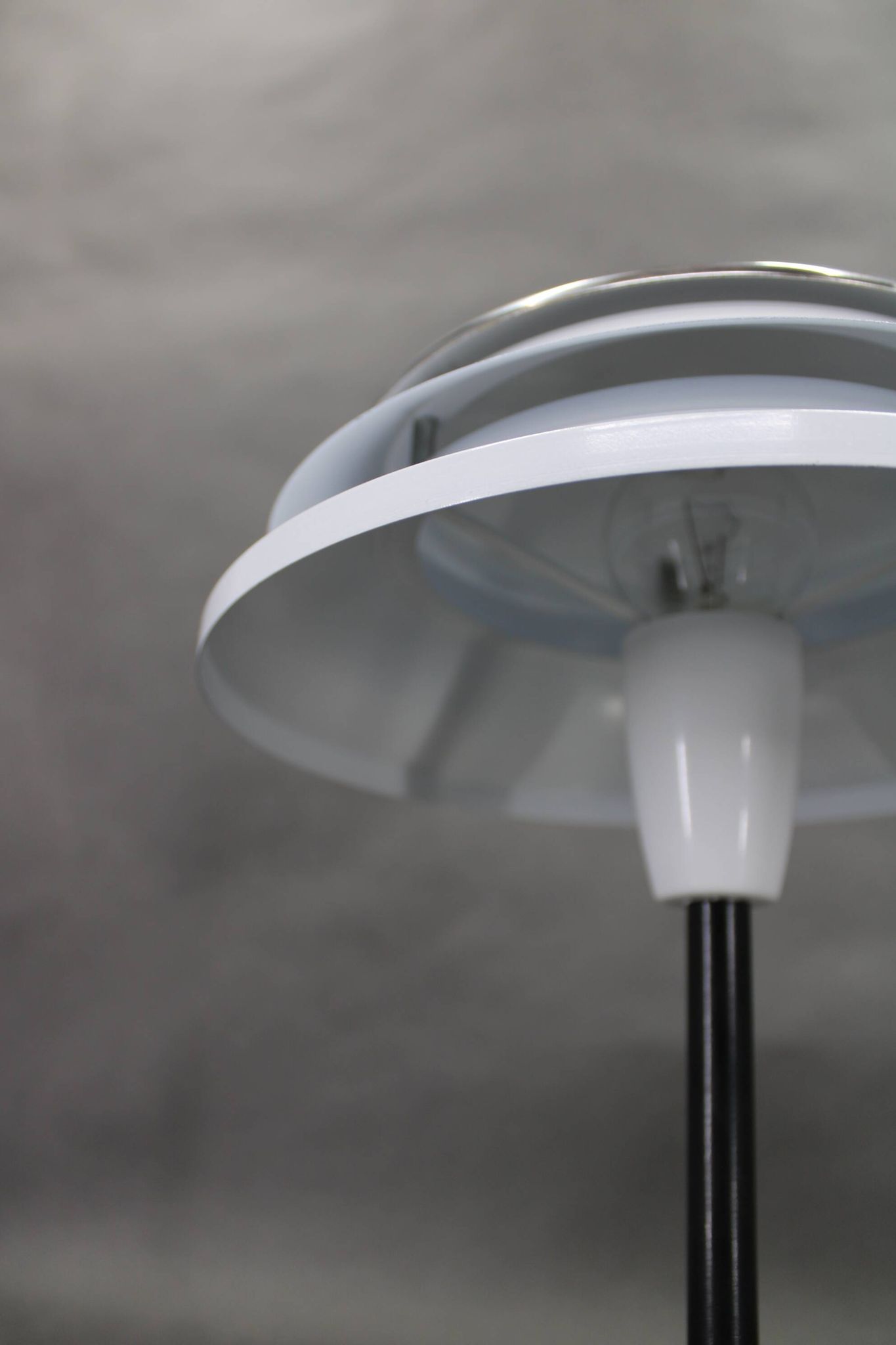 Mid-Century Chrome Table Lamp by Zukov, 1970s