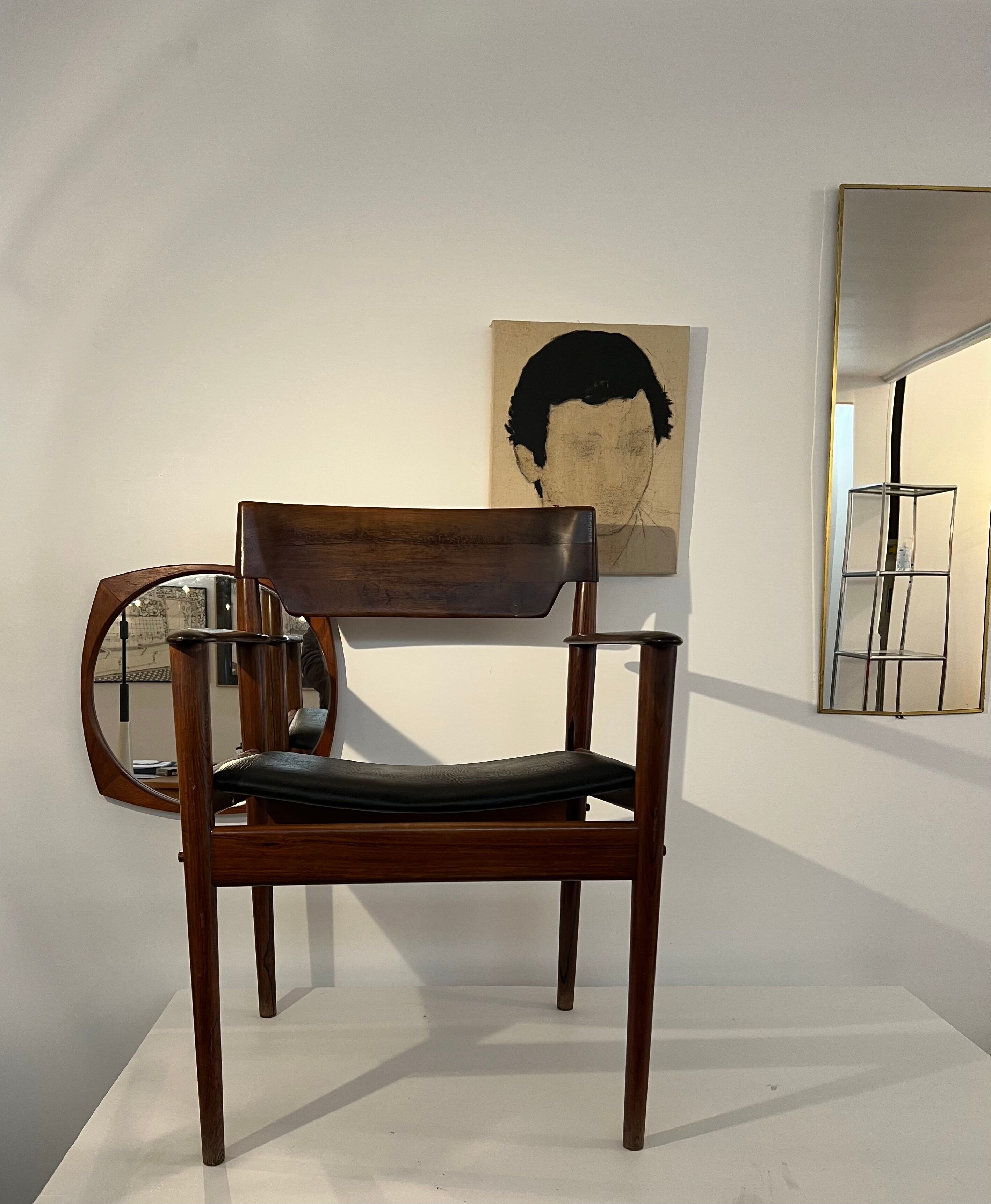 Danish armchair in rosewood Grete Jalk