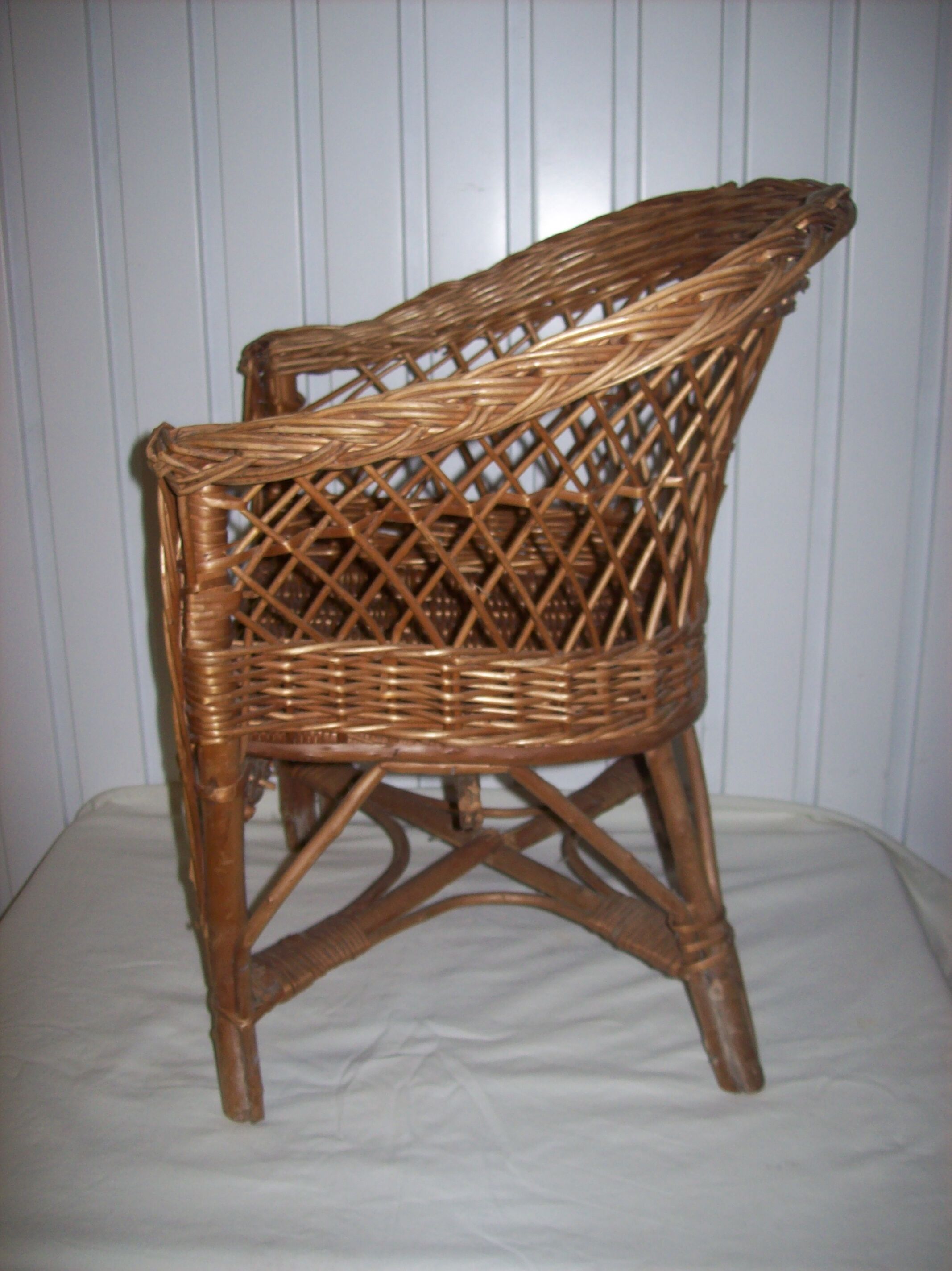 Wicker child fauteuril