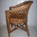 Wicker child fauteuril