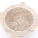 Marble mortar and wooden pestle, nineteenth century