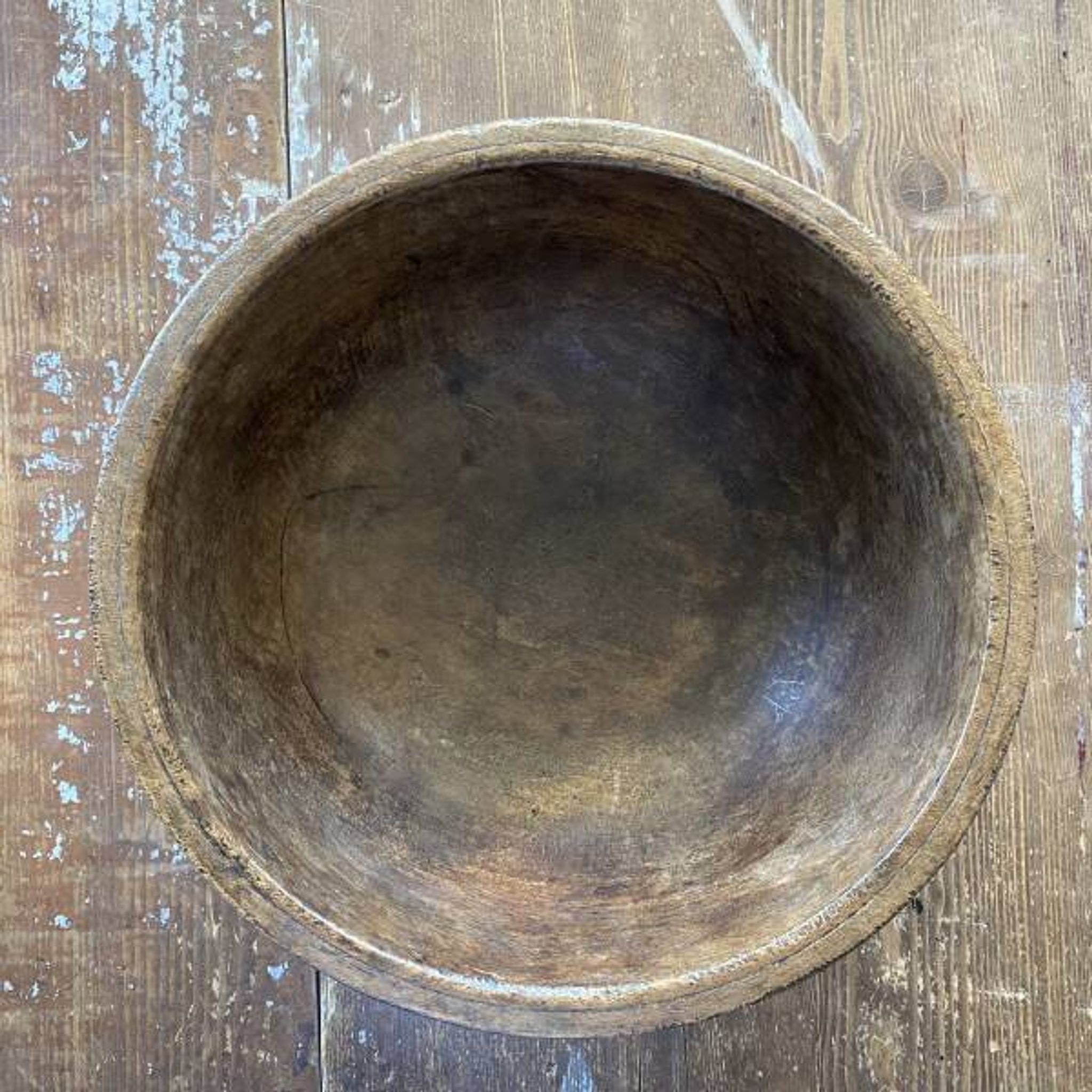 Wooden salad bowl