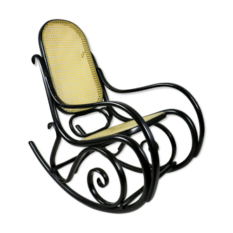 Vintage black rocking chair