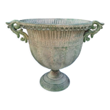 Medici vase in patinated iron