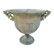 Vase médicis en fer patiné