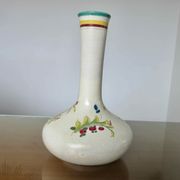 Italy vase in ceramic floral motif 60s