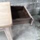 Solid oak farmhouse table, 200 cm