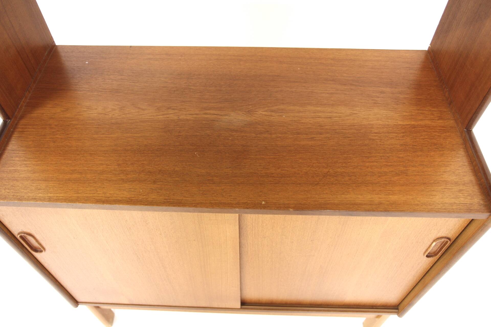 Scandinavian teak bookcase chest of drawers, Sweden, 1960