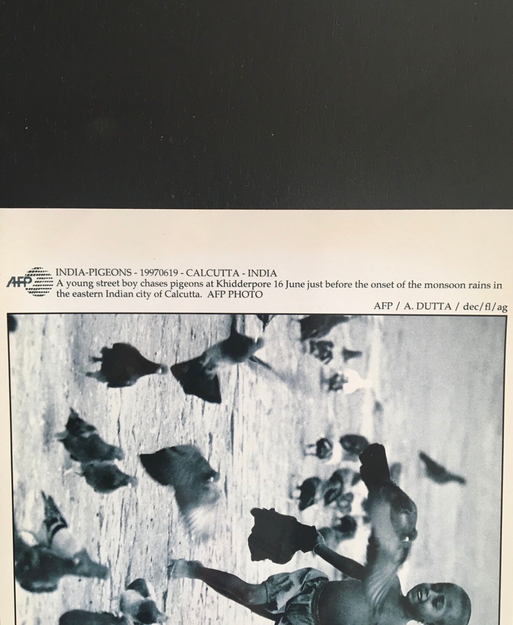 Photo by A.Dutta, Calcutta 1997