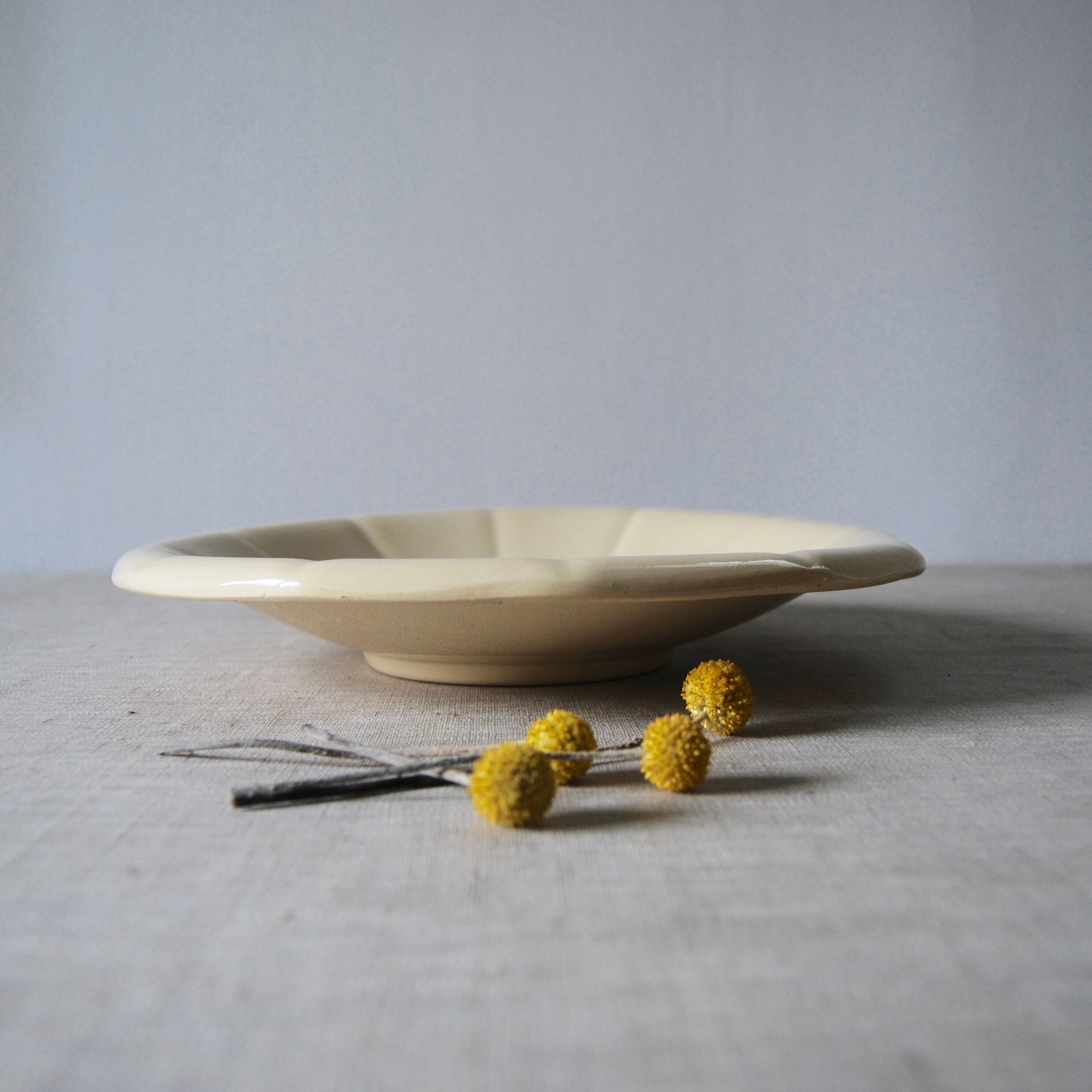 Dish flared Digoin Sarreguemines