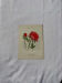 Botanical plate engraving flower France double-sided 19th century