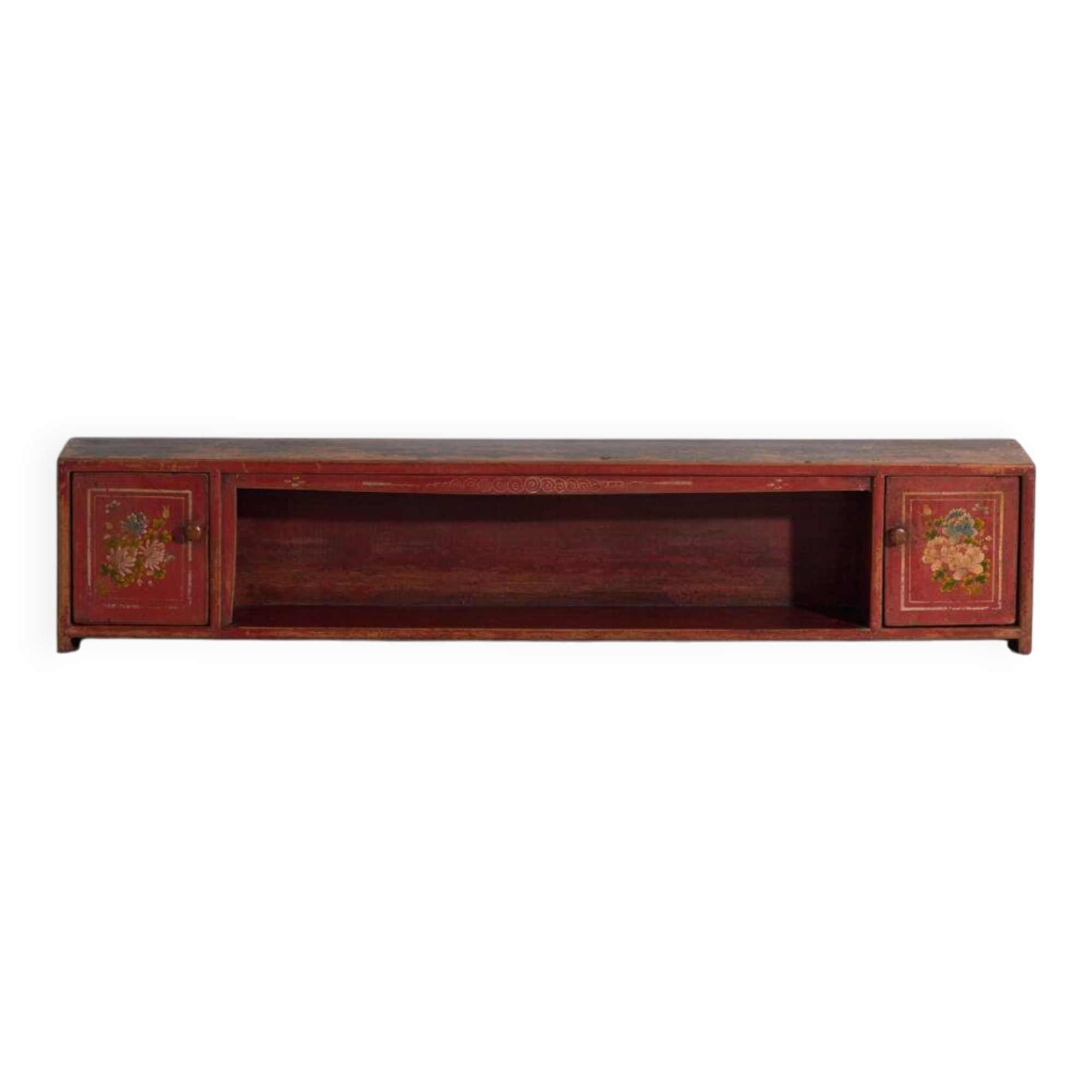 Meuble bas ancien en bois d’orme – Chine, vers 1900