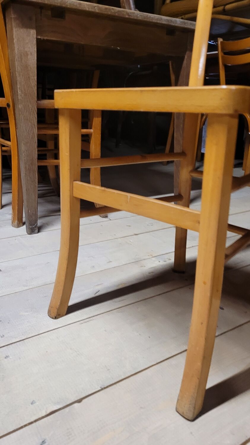 Pair of old bistro chairs, 1950s