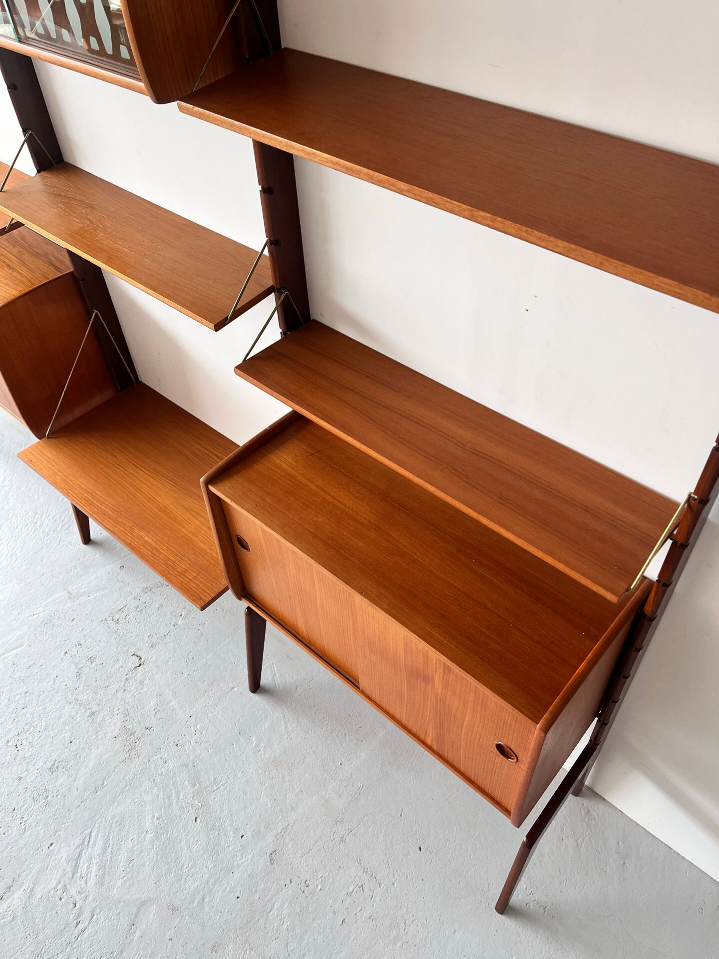 Scandinavian Bookcase by John Texmon, 1960’s, Mid Century, Norway