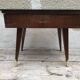 Tables de chevet scandinaves pieds compas années 70