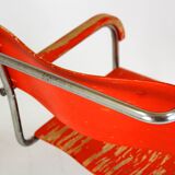 Bauhaus FN 74 Cantilever Chair in Plywood and Chrome by H.J. Hagemann, 1930s