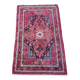 Antique Persian thick wool rug hand knotted 140 x 224 cm