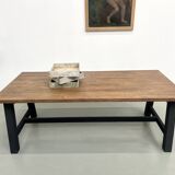 Modern solid oak dining table