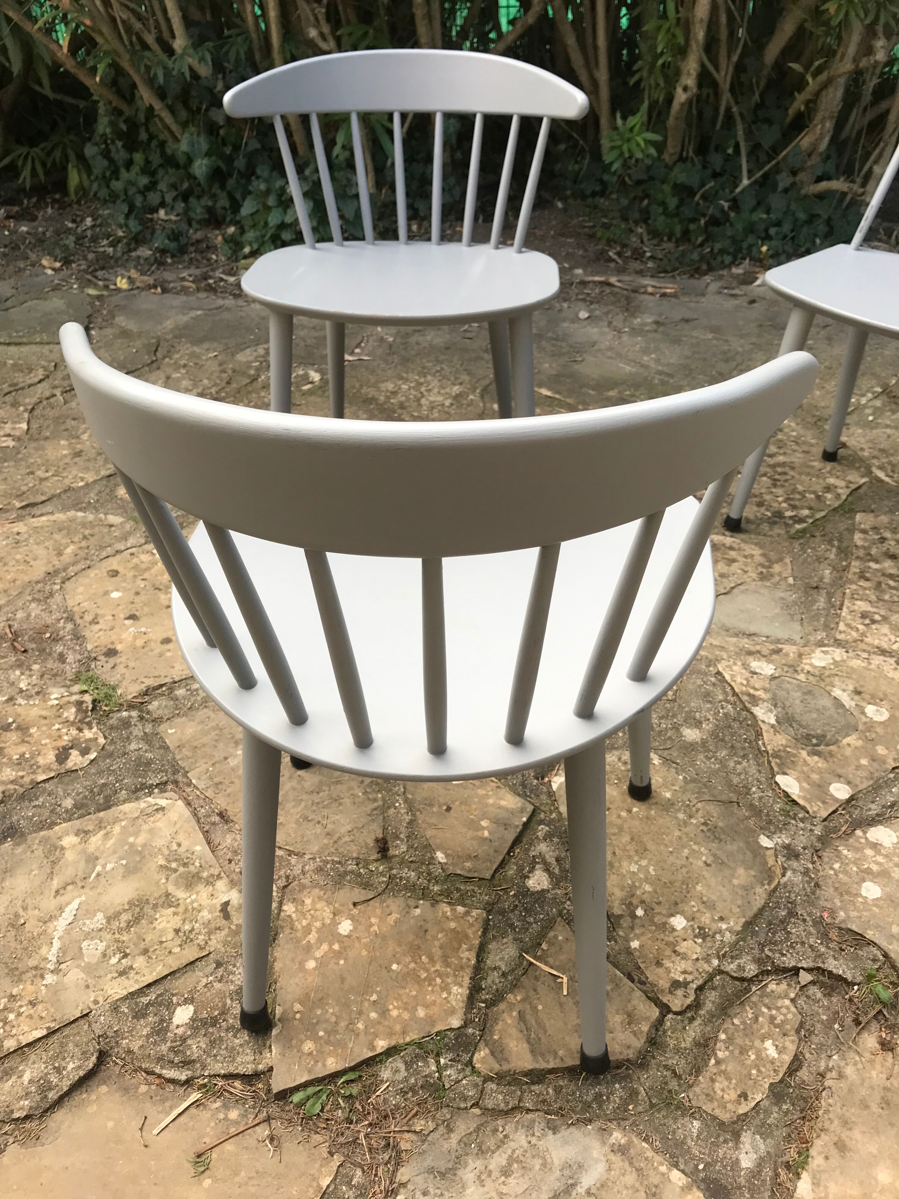 Paire de chaises scandinaves FDB Mobler 1971