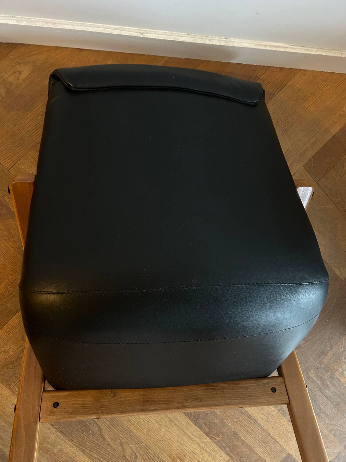 Teak and Skai Armchair