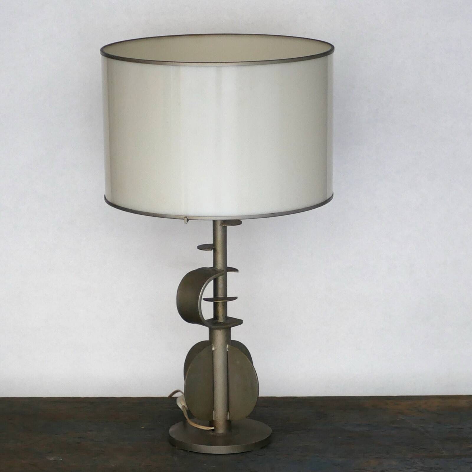 Brutalist table lamp - Designer Vit Kellj from the 70s - Italian - rare