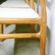 4 chairs by Johannes Andersen for Uldum Møbelfabrik, in pine, Scandinavian design, Denmark 1960's