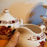 Coffee set in Sarreguemines earthenware