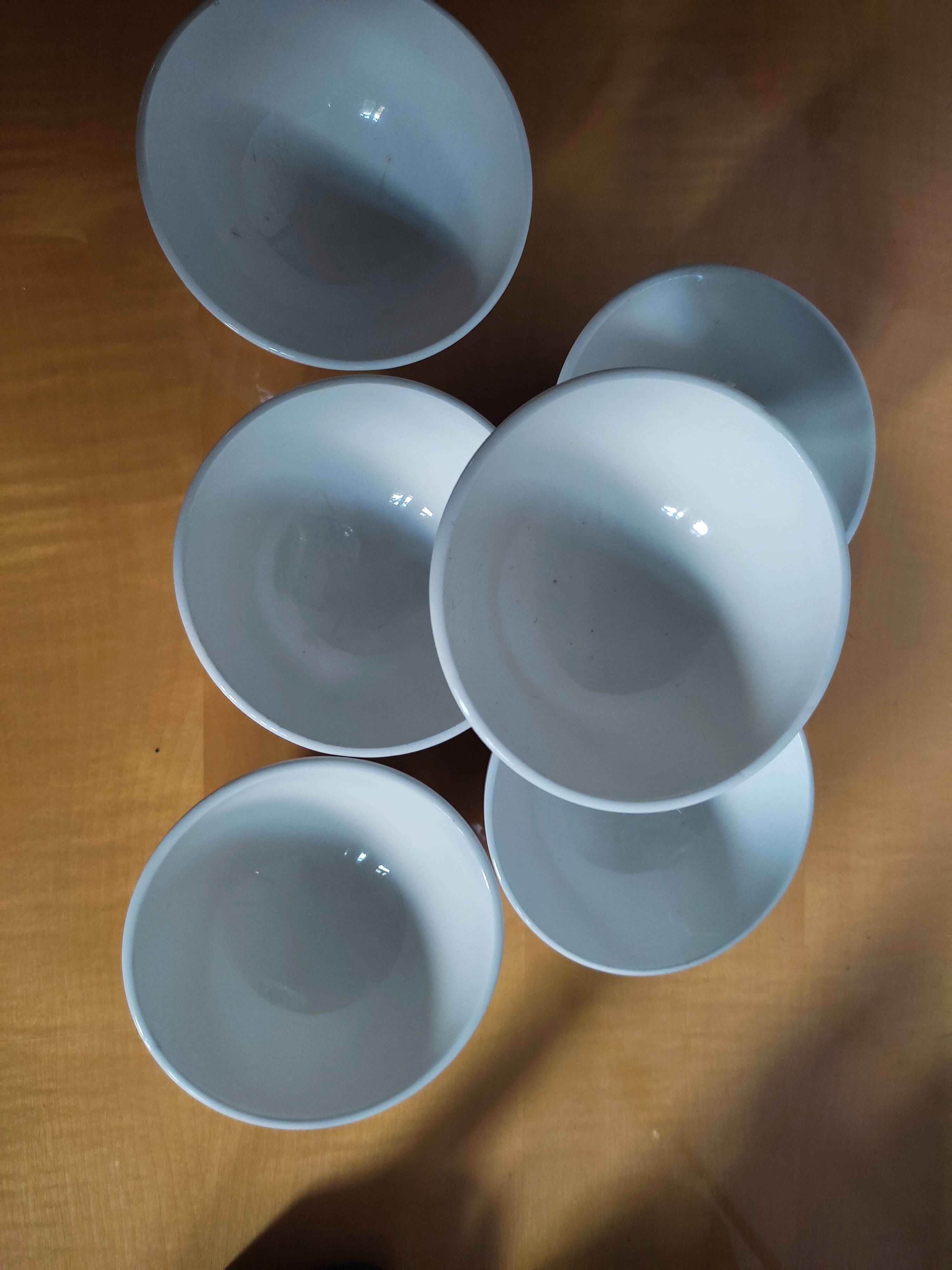 6 earthenware bowls from the 40s