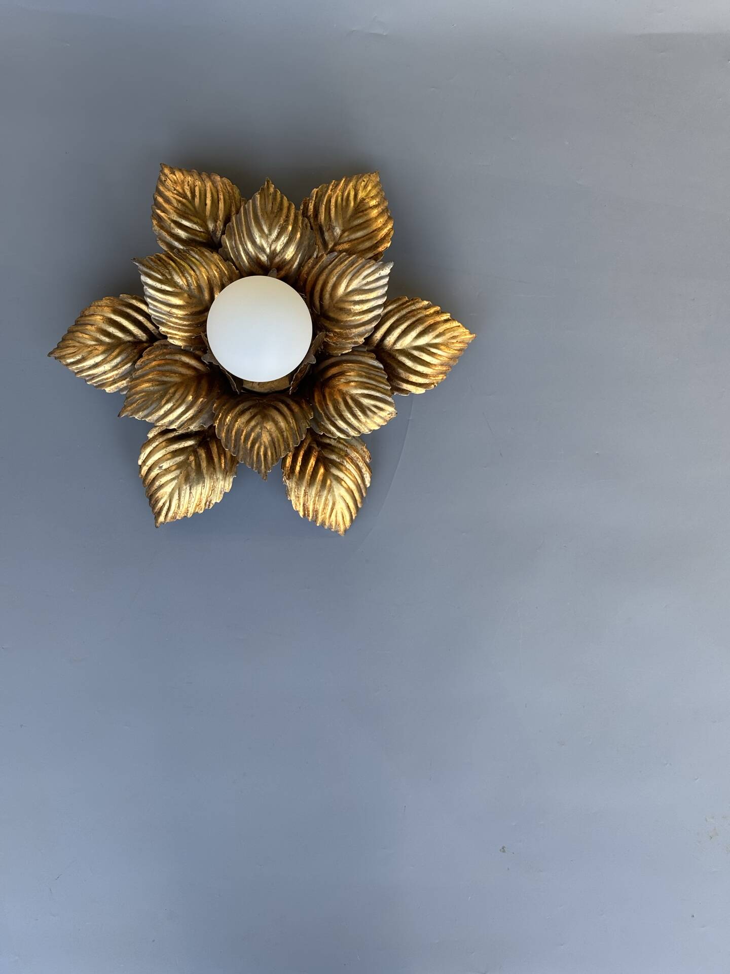 Floral applique Masca, Italy — 1970s