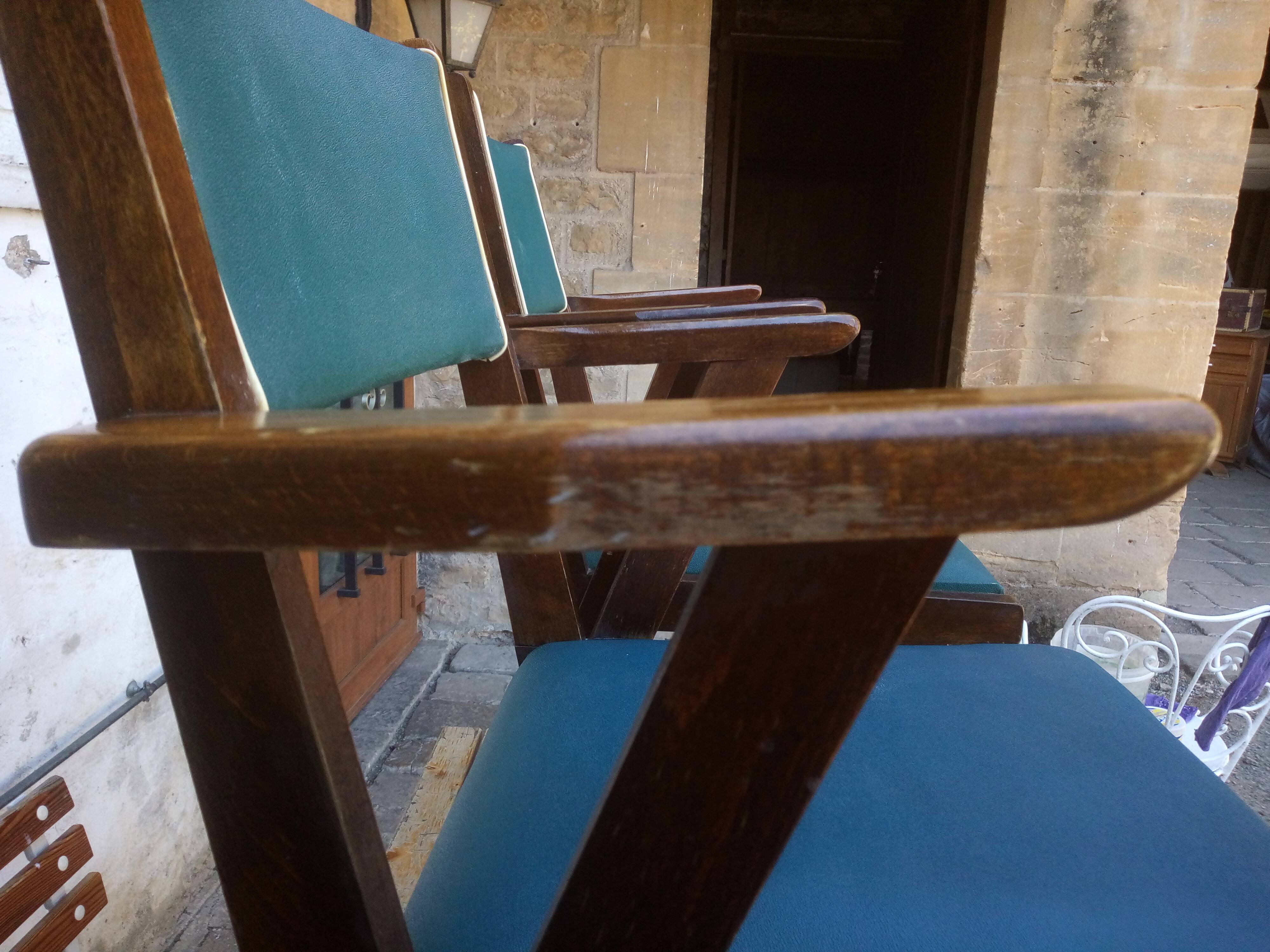 Set of vintage armchairs