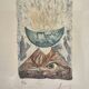 Tableau Gravure - le Foyer 630 - Signé Mischa Sijasov 1979