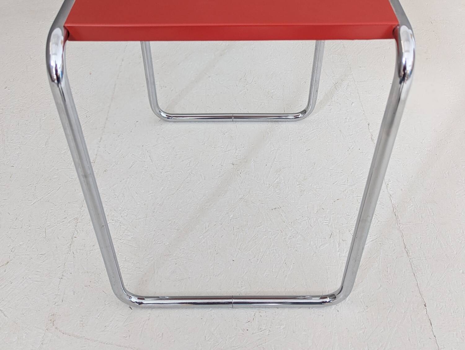 Table Thonet B9/b en acier tubulaire, conçue par Marcel Breuer, années 1930