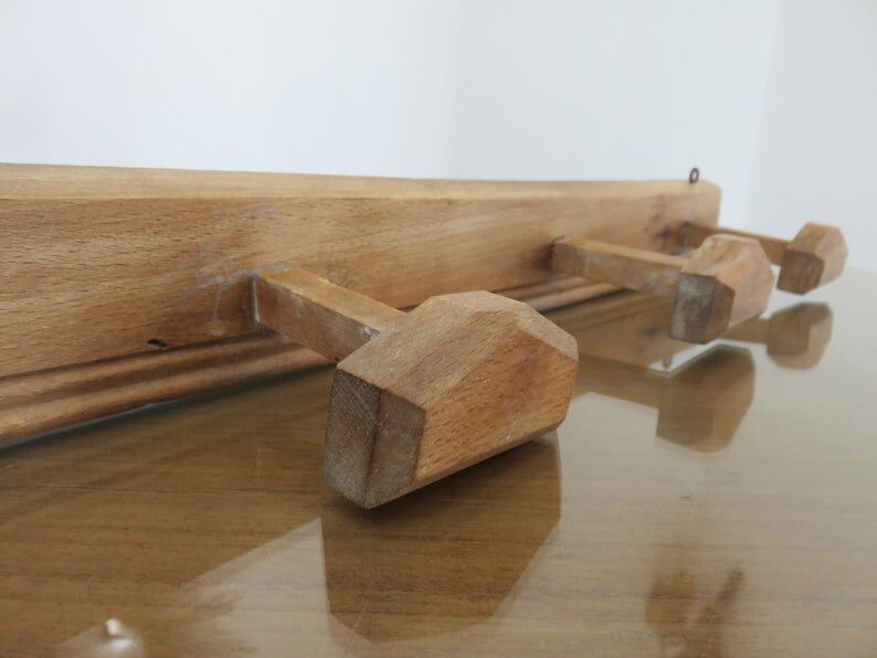 Wabi sabi coat rack 4 patères 40 50