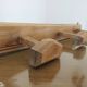Wabi sabi coat rack 4 patères 40 50