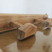 Porte manteau wabi sabi 4 patères années 40 50