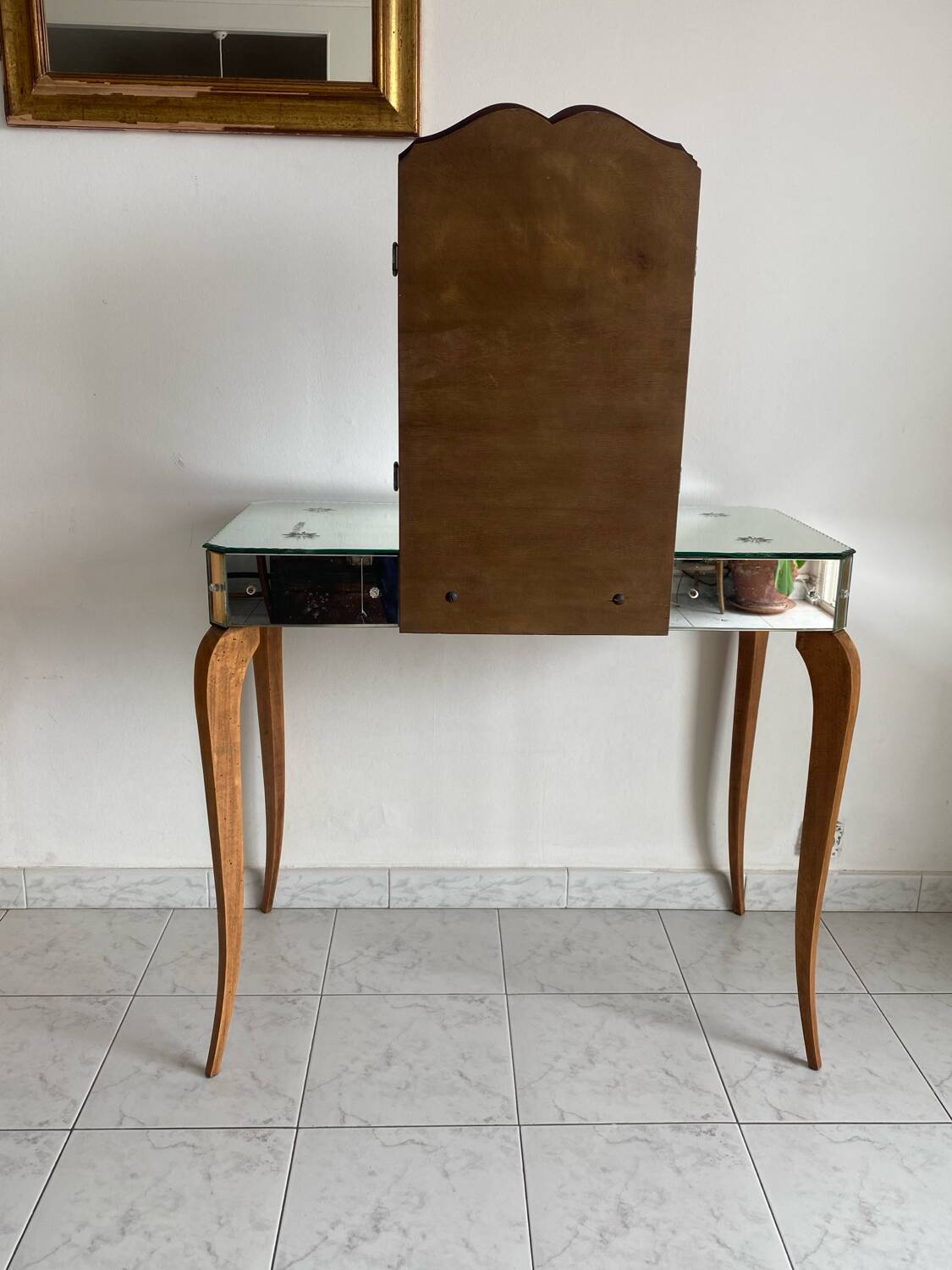 50s Venetian mirrored dressing table