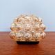 Amber bubble glass wall light, design Helena Tynell, 1970