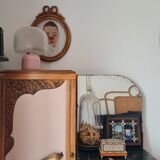 Commode wardrobe art deco pink