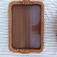 Vintage seventies rattan and formica tray