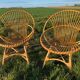 Paire de fauteuil en rotin