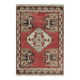 Vintage Small Rug. Handmade Door Mat. Turkish Seat Cover. Entryway Mat. Kitchen Rug