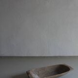 Small rustic carved wooden bowl