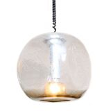 Spherical suspended glass and chrome 1970 s