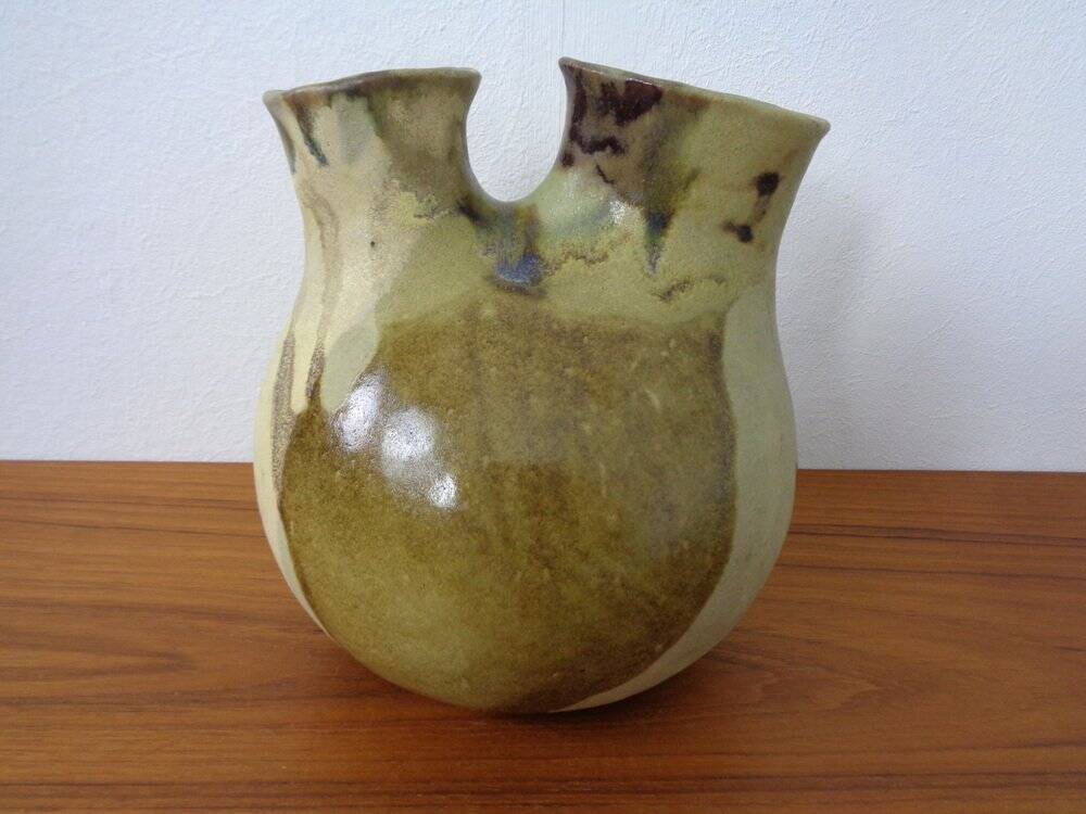 Danish Studio Ceramic Vase, 1960s