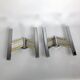 Pair of brass and chrome sconces from Sciolari 70