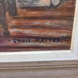 Tableau peinture XXe siècle  Louis Massoni expressionnisme