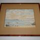 Pastel Michel Gastaldi view of Cannes the fishermen