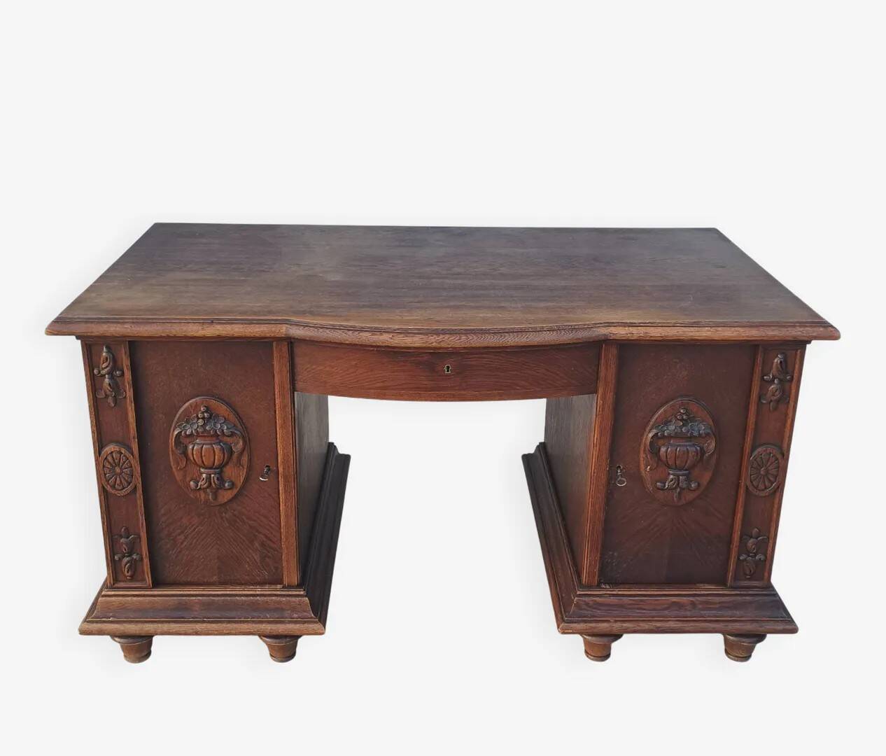 Art Deco oak desk