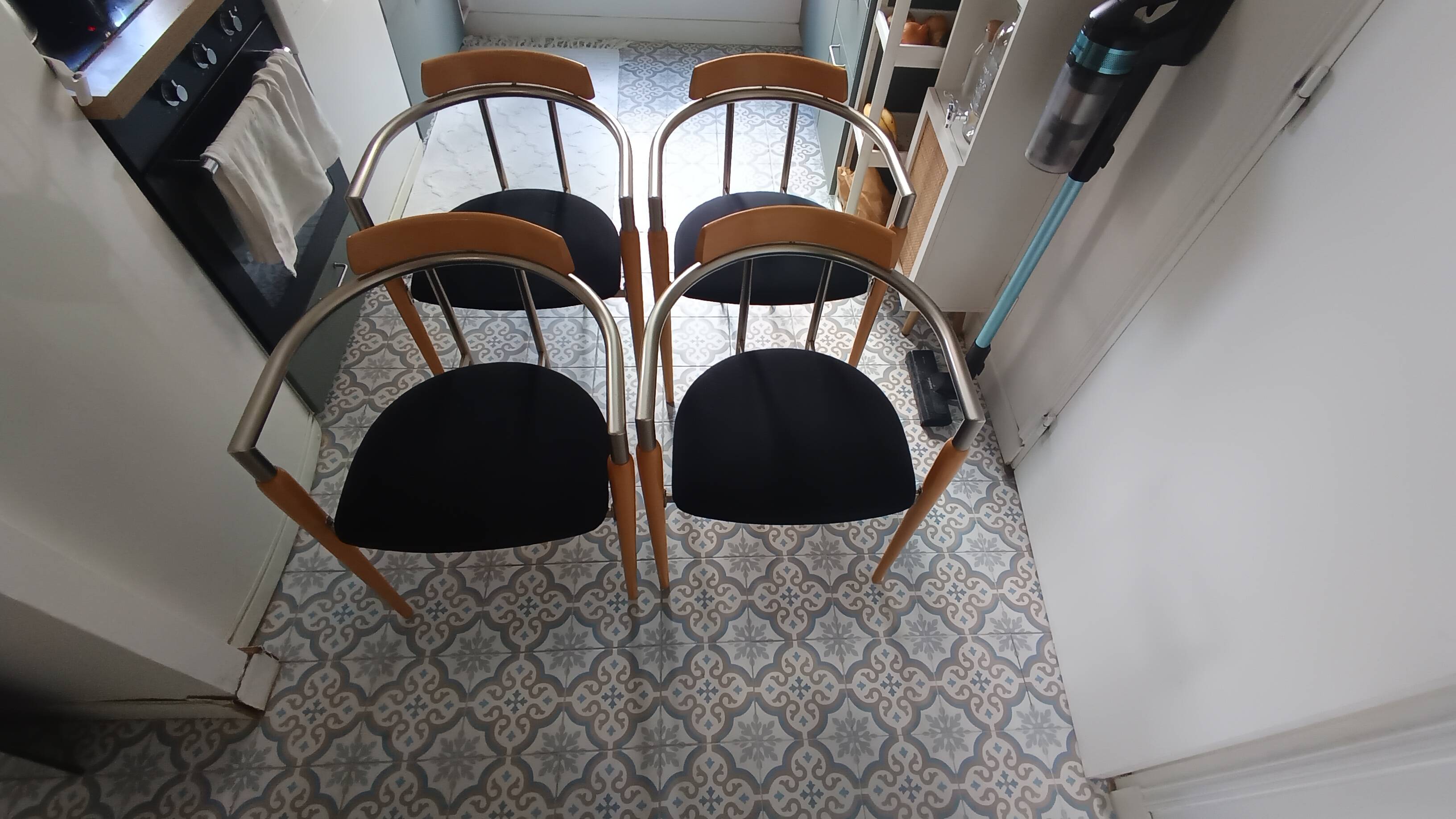 Chaises vintage Effezeta 80'S
