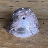 Handmade pottery flower pick